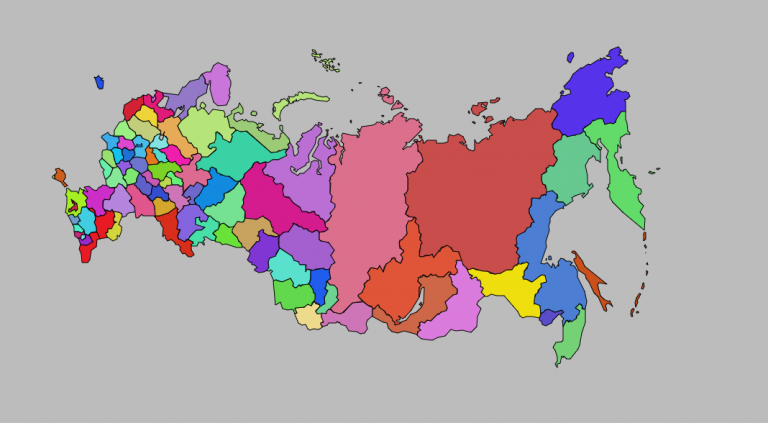 Как хорошо ты знаешь россию карта